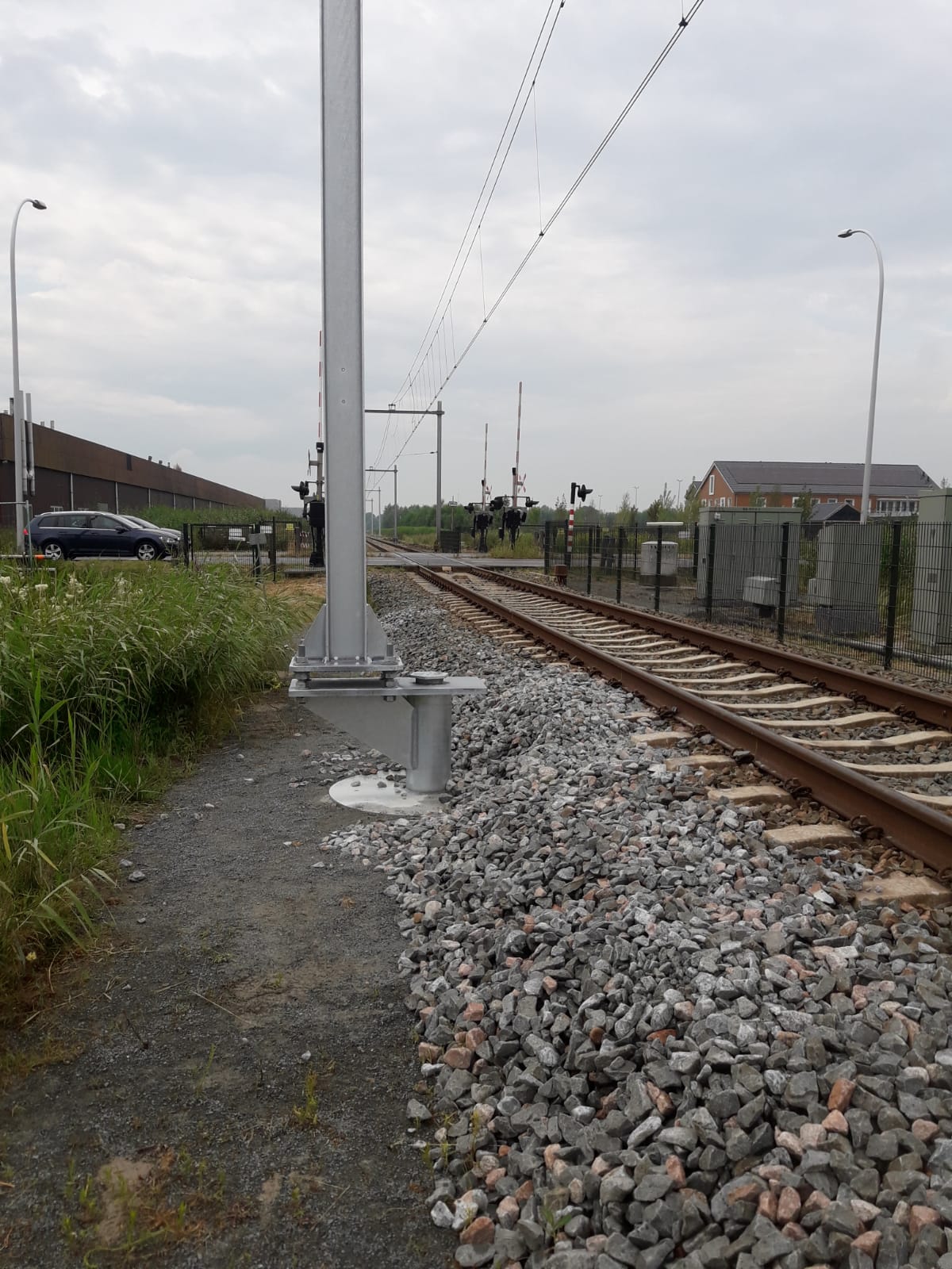 In 2019 hebben wij in opdracht van ProRail fundamenten geplaatst in Zwolle-Kampen